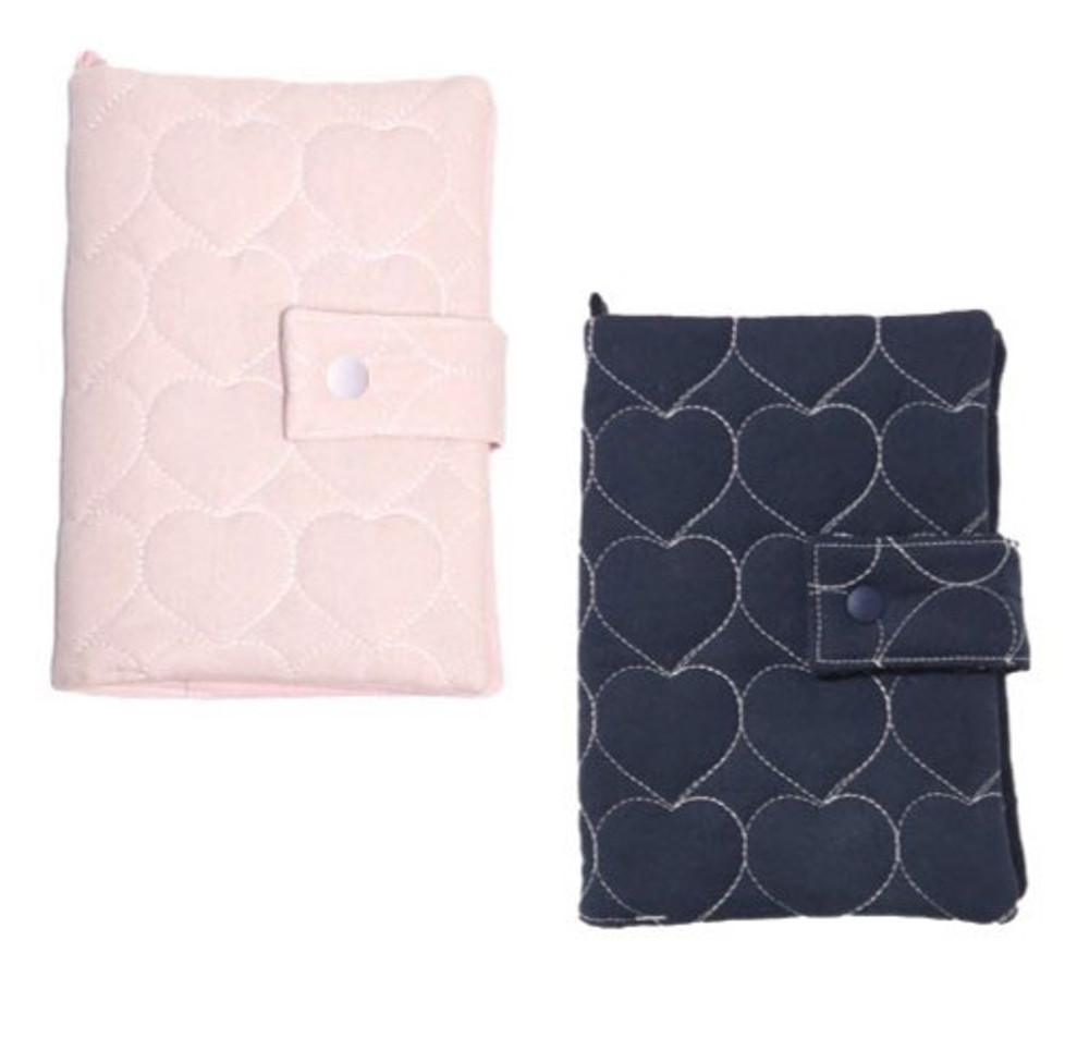 [소월리안] A6/B6/A5  다이어리 커버/북커버 하트누빔