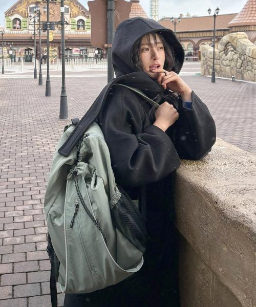 Cover draw backpack_Moss green