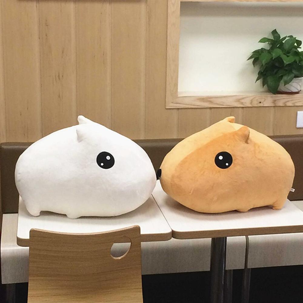 봉제인형 50cm 큰 Kapibarasan 카피바라 플러시 브라운 화이트 베개 봉제 동물 인형 장난감 선물