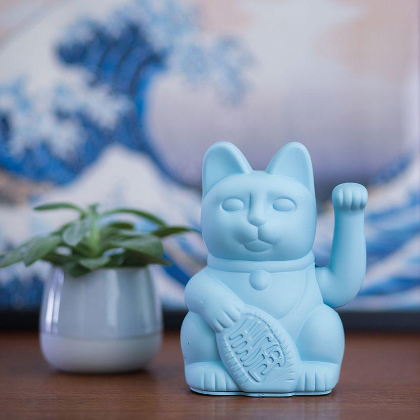 럭키캣 라이트블루 15cm