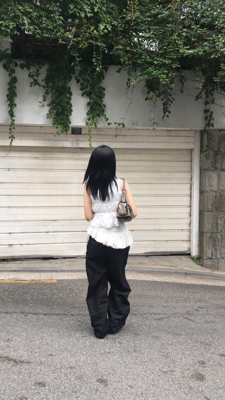 (unisex) raw denim pants
