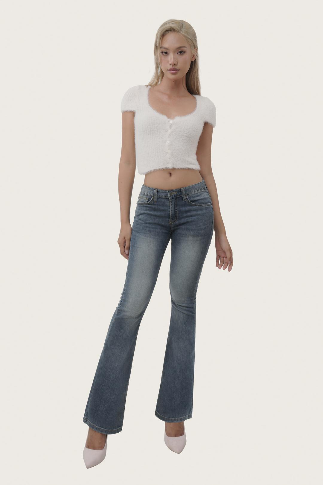 Icing semi-low rise jeans