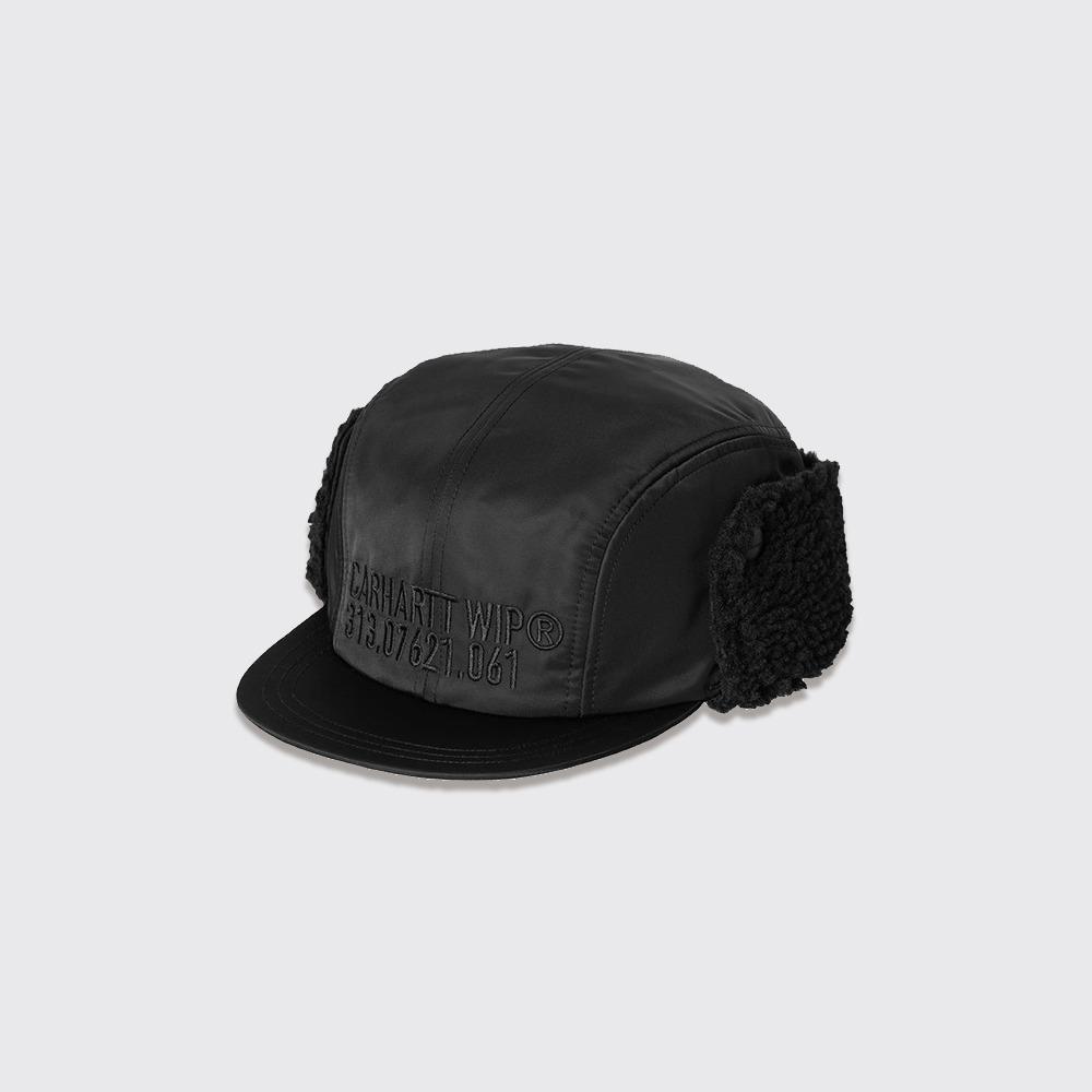 OLTEN EAR GUARD CAP BLACK/BLACK