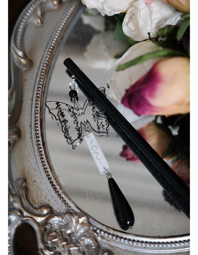 butterfly stick [오리엔탈 동양풍 나비 비녀]