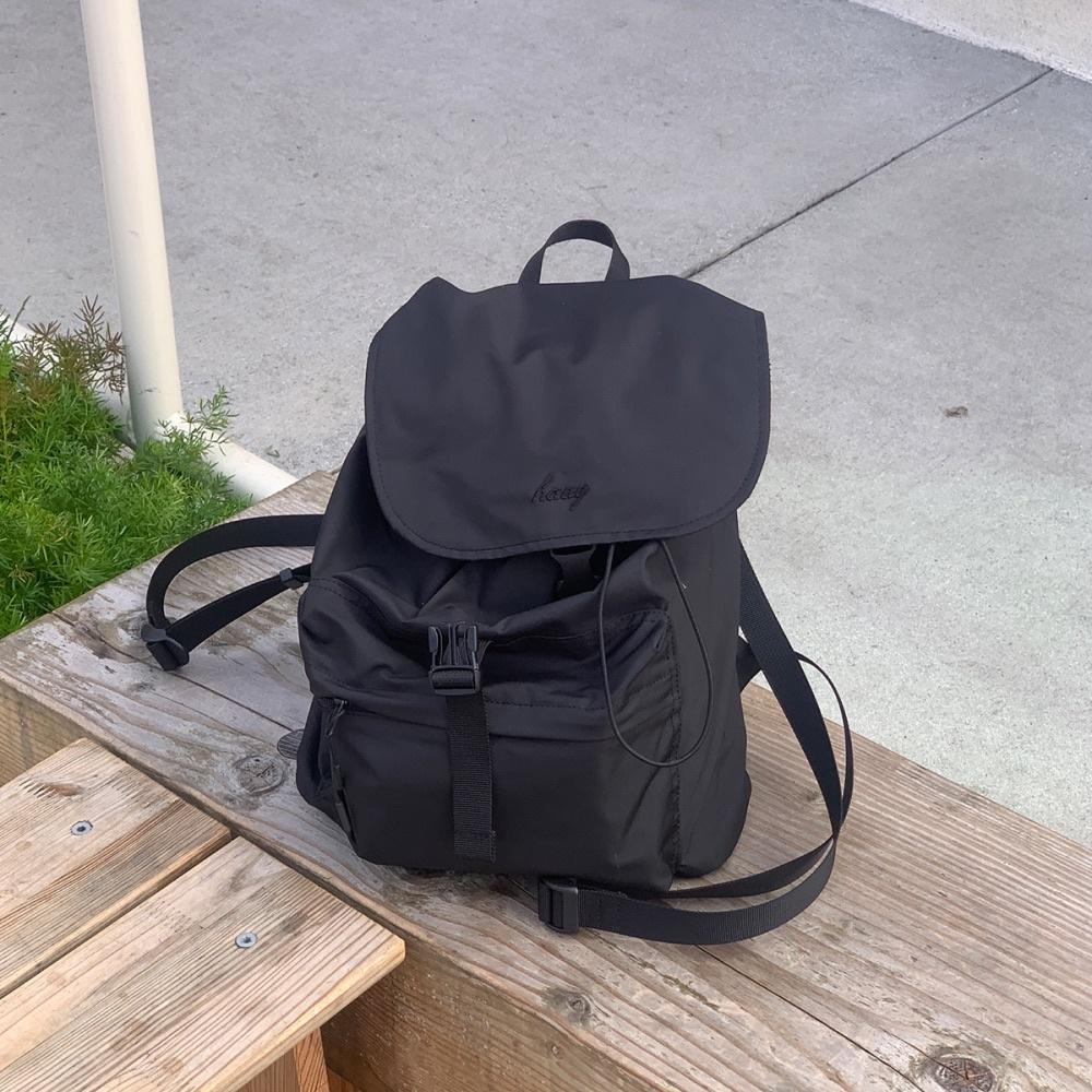 a popo backpack (black)
