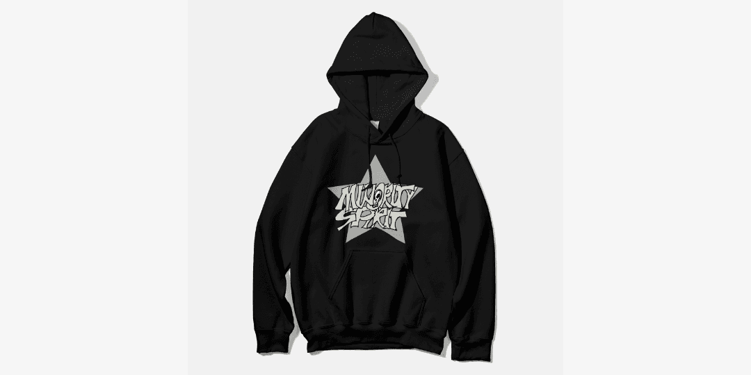 스타로고 후드티