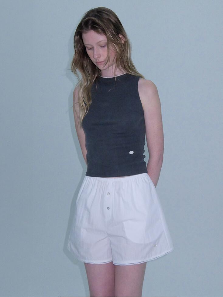 레이스 트렁크 쇼츠_밀크 화이트