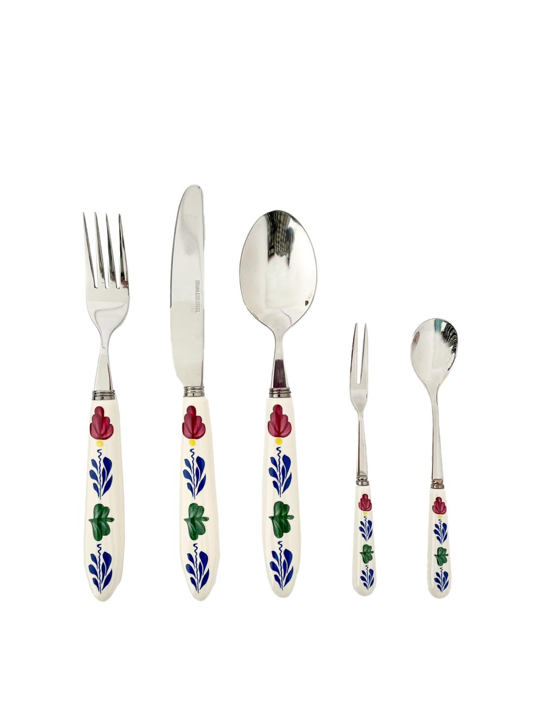 Forest Ceramic Handle Cutlery
