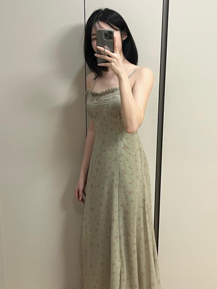 마스터피스 앤티크 원피스 플라워 맥시 롱 : 블링앤블리스