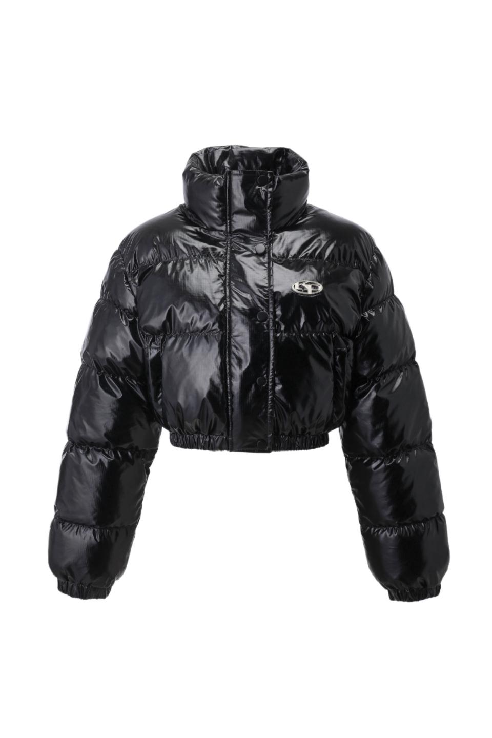 Metal Symbol Glossy Padded Jacket