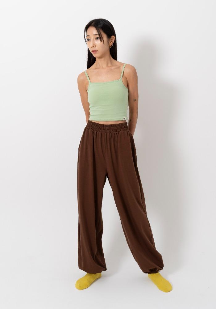 Recycle Balloon Pants - Chestnut