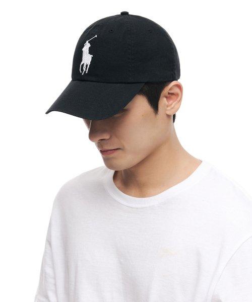 폴로 랄프 로렌(POLO RALPH LAUREN)  빅 포니 치노 베이스볼 캡 - 블랙 - 사이즈 & 후기 | 무신사