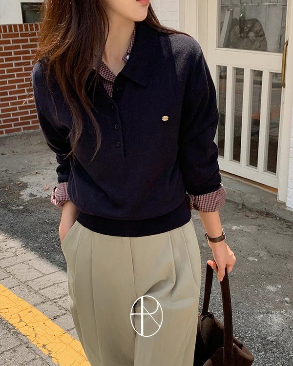 [클래식][MADE] 로이브 소프트 카라 니트