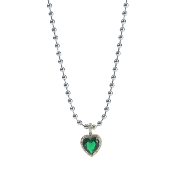 GREEN LOVE NECKLACE
