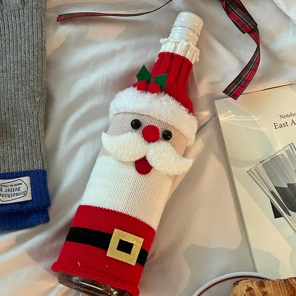 크리스마스 와인보틀커버 2type 홈파티 소품