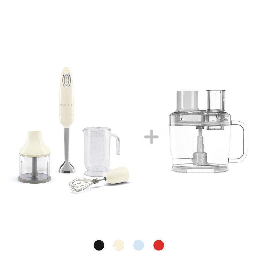 [스메그] 핸드블렌더 HBF03 + 푸드프로세서 SET