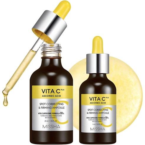 미샤 비타씨플러스 잡티씨 탄력앰플 20ml + 15ml, 1세트