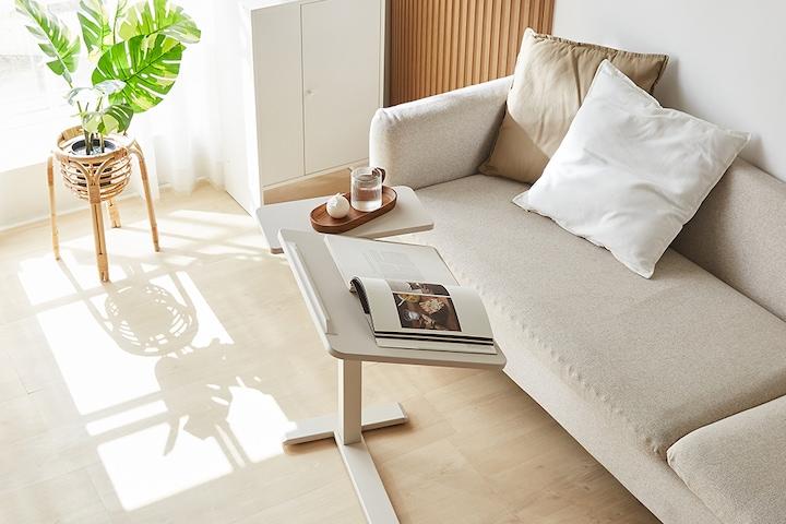 알리 리프트업 테이블 이동식 높이조절 각도조절 높낮이조절 소파 침대 사이드테이블