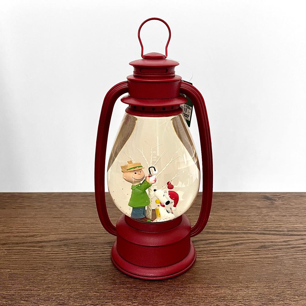 피너츠 스누피 홀리데이 LED 조명 워터글로브