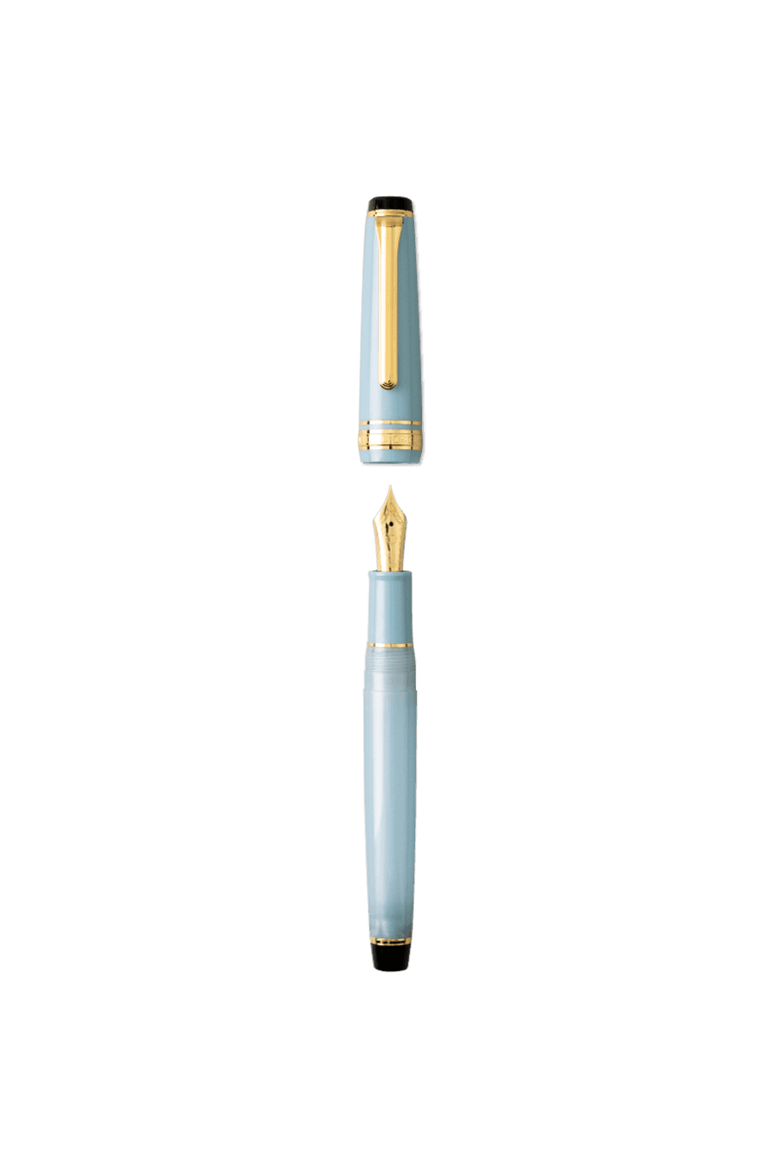 시키오리 사계 만년필 Shikiori Four Seasons 14K Fountain Pen EF - Spring Sky Blue