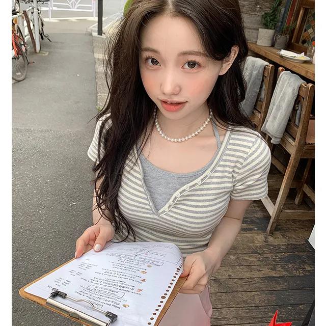 주문폭주[ MADE ] s/s 포트 스트라이프 - t