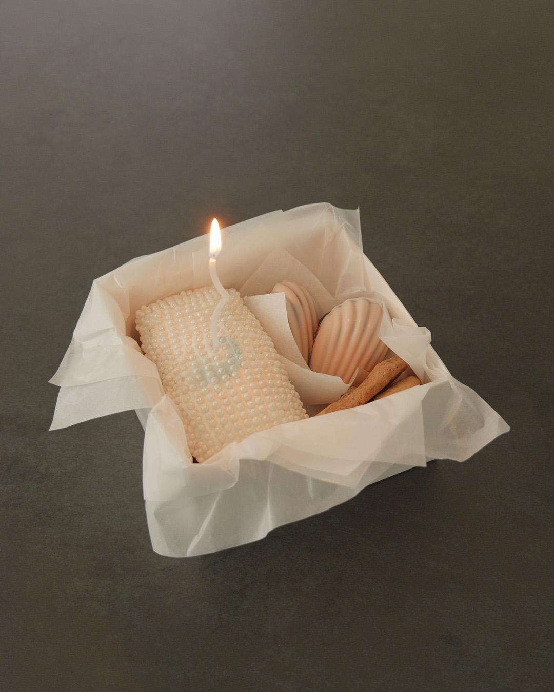 펄 파운드와 구움과자 박스