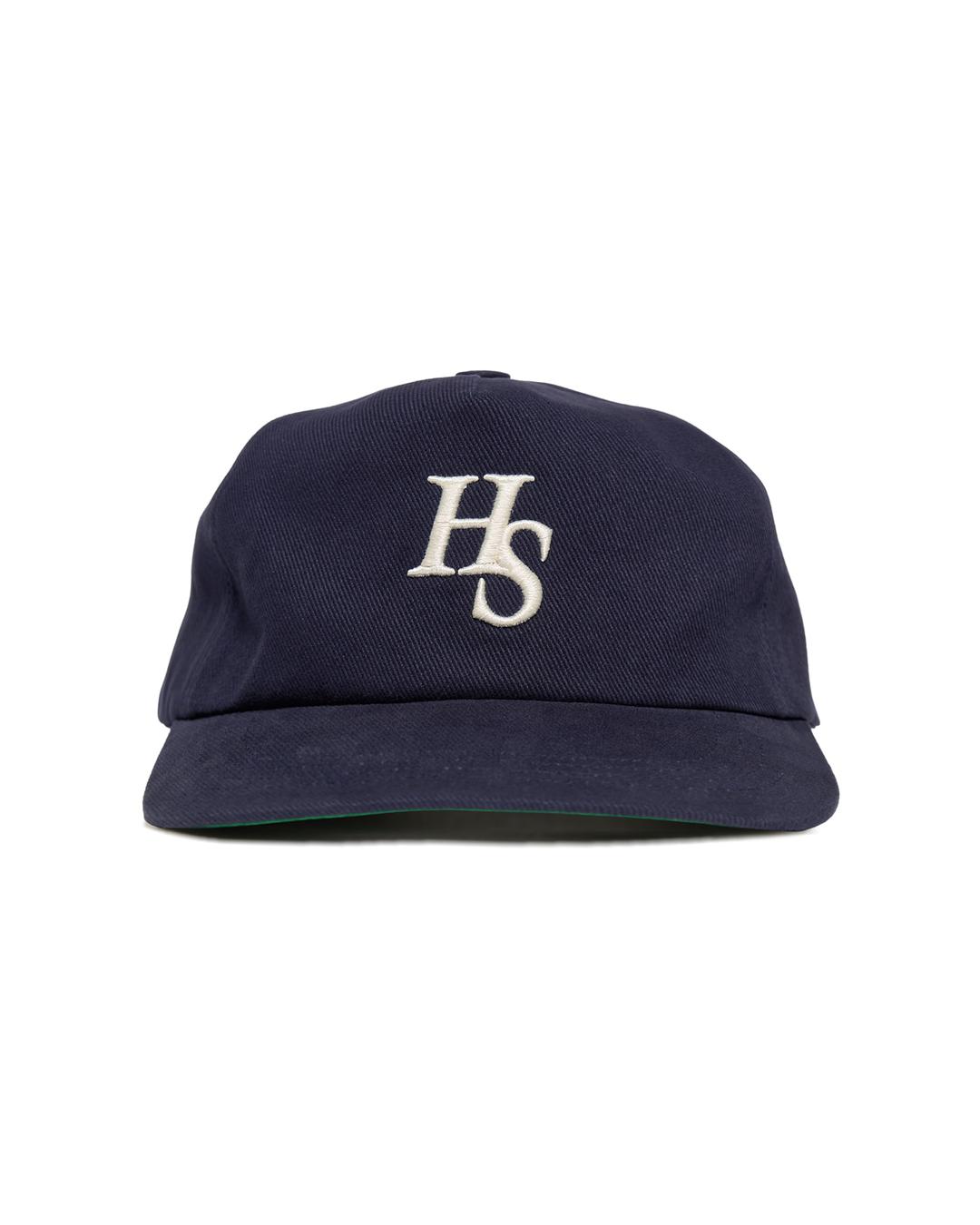 HS Logo Relaxed Fit 5panel Cap_Navy
