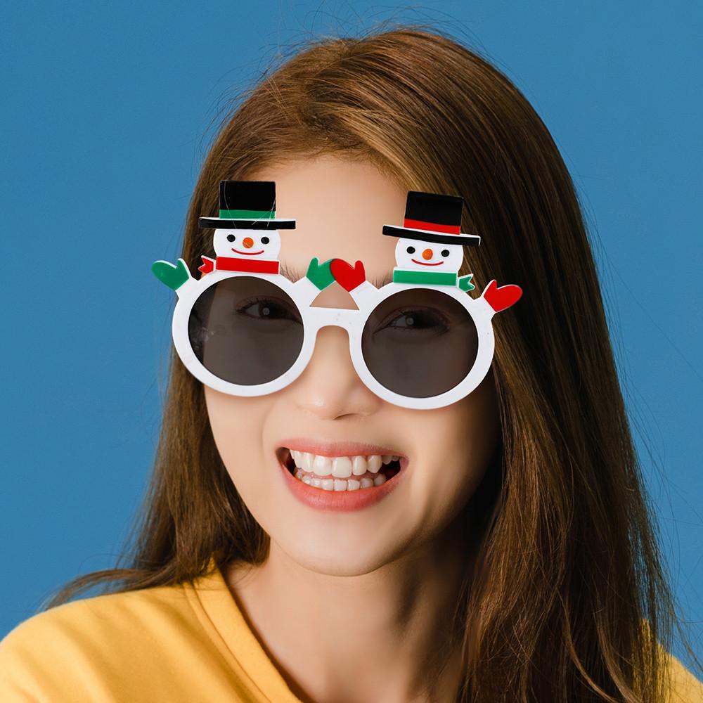 눈사람안경 크리스마스 파티 패션 소품