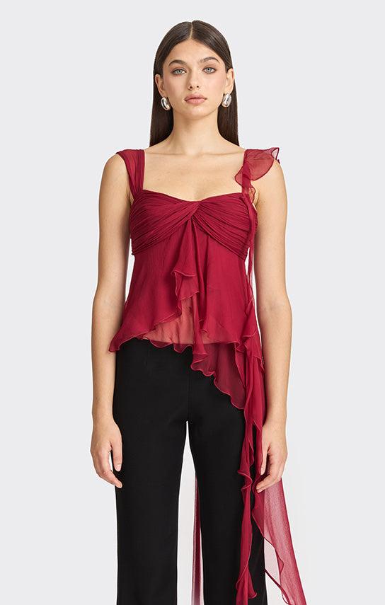 Fairy Mini Top - XXS / Burgundy