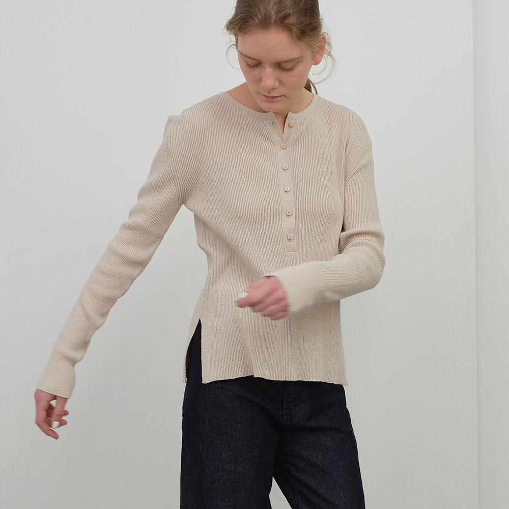 henlyneck knit (light beige)