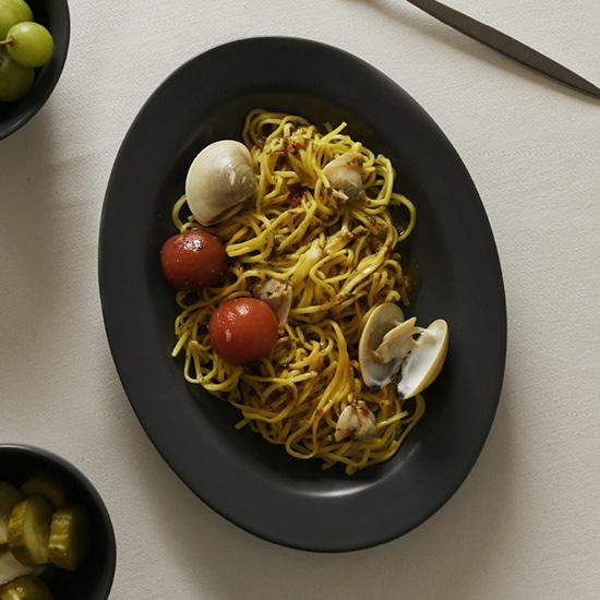 에스티 타원 파스타 덮밥 볶음밥 접시