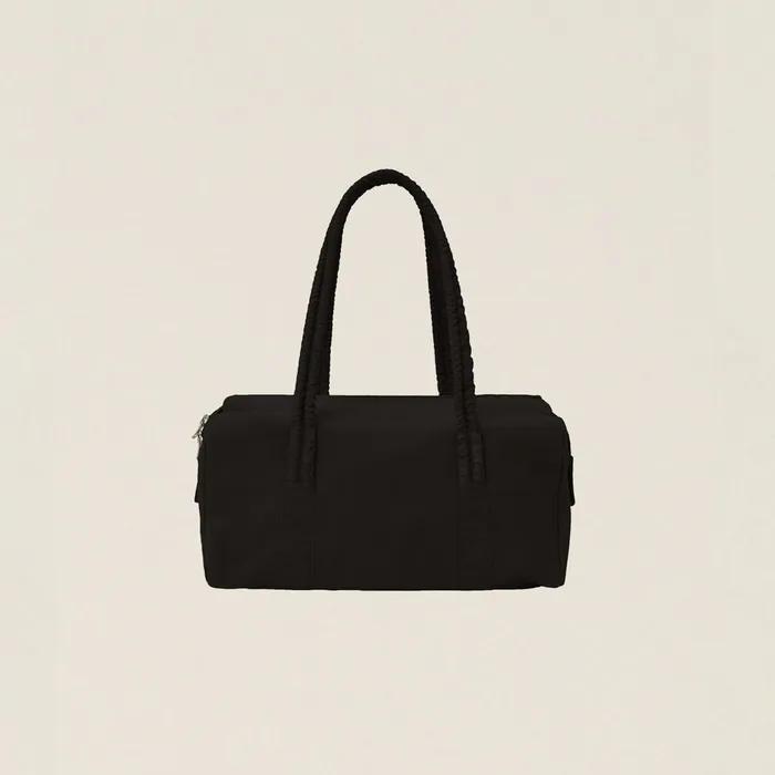 GARMENT DYED DUFFLE BAG (SMALL) BLACK