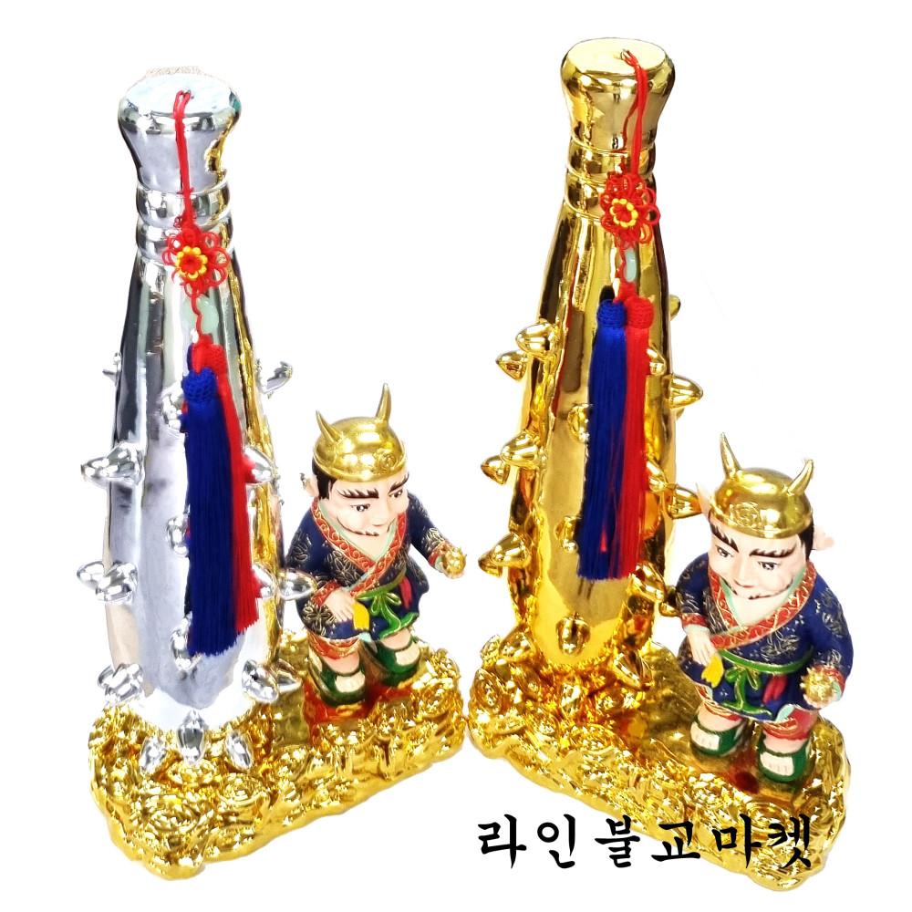 도깨비방망이 금은세트 칠보동자 도깨비방망이 불교용품