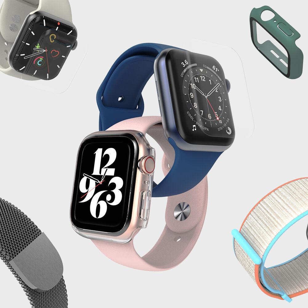 애플워치 8/울트라/7/6/5/4/SE2/SE 세대 전기종 케이스 스트랩 세트 구성(실리콘·스포츠·밀레니즈)