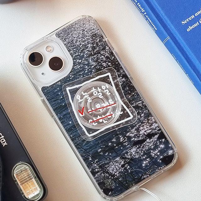 드로잉 아크릴 투명 스마트톡 귀여운 친구선물 아이폰 갤럭시 Z플립3 인싸템