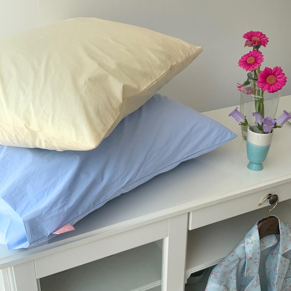 solid pillow cover (2colors)