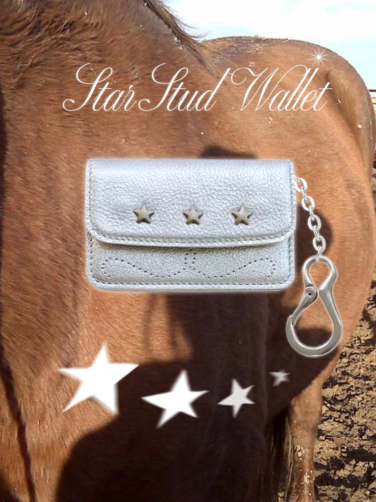 에포에(ETPOÈT) 스타 스터드 카드지갑 (크랙실버)