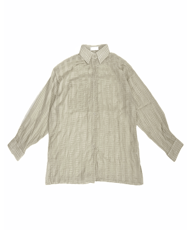 앤챈 0033 - See-through check shirts(3col)