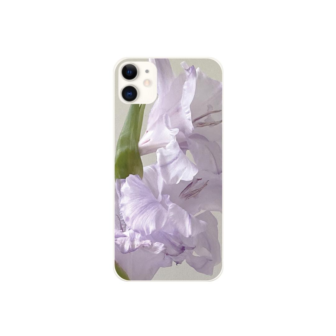 [jellhard case] purple flower 2 type