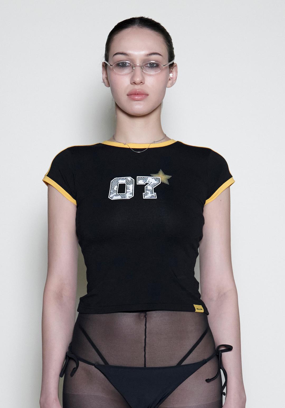 07 Star Slim Tee [Black] *3/14출고