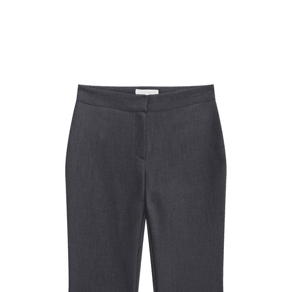 poly wool capri pants