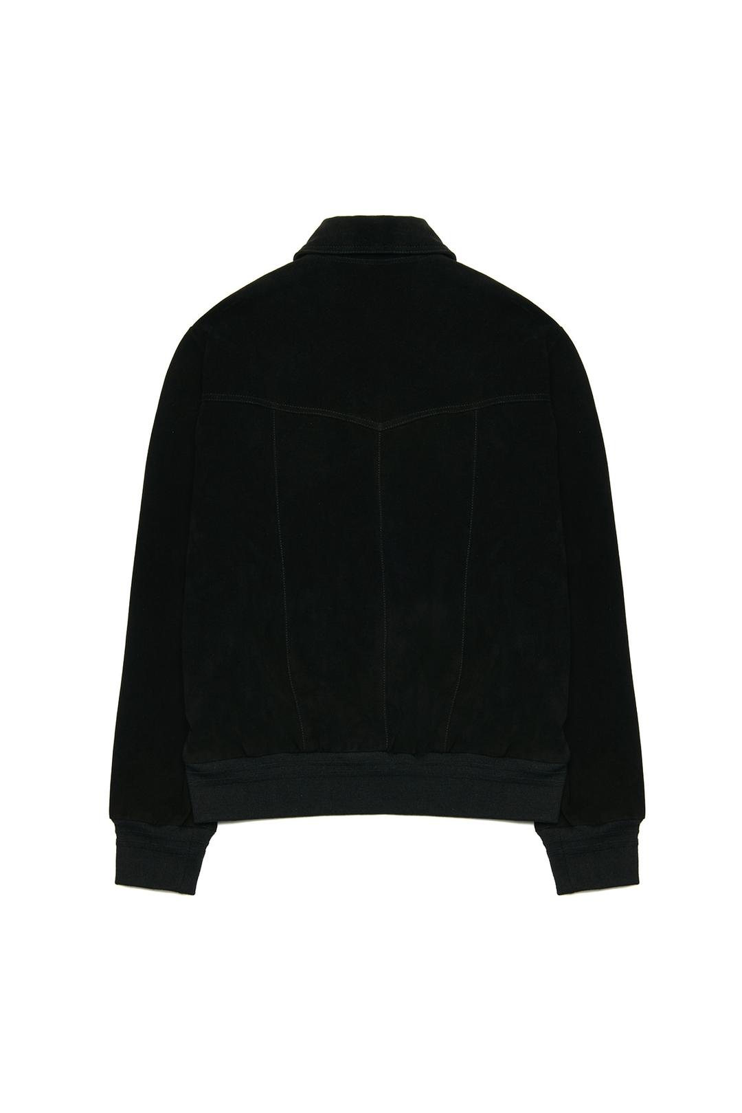 WESTERN BLOUSON JACKET GOATSUEDE BLACK