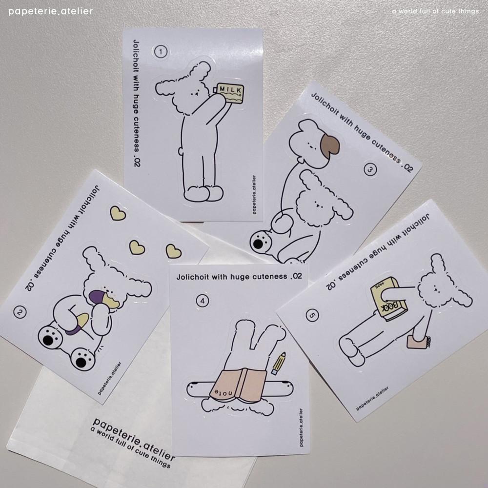jolichoit with huge cuteness 02 | 다이어리꾸미기 씰 스티커
