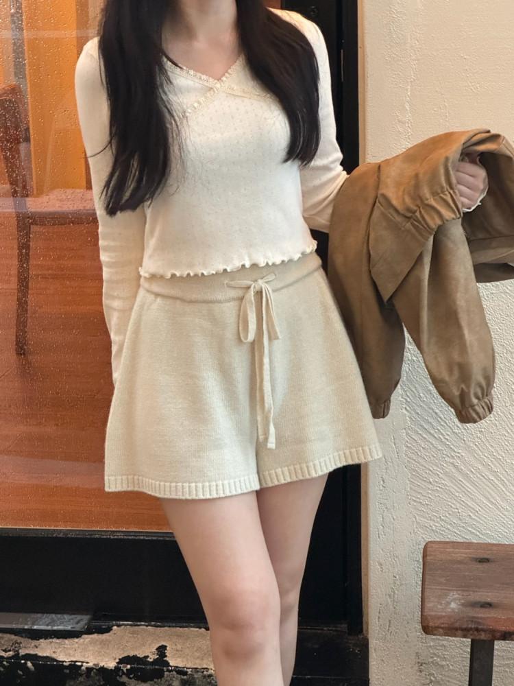 [몽드/크림, 블랙 당일] 포니 니트 팬츠(3col) 니트팬츠 울팬츠 몽드 monde