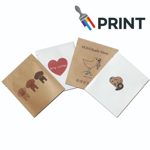 [소량인쇄전용]크라프트/화이트 드립백 4종_100매단위