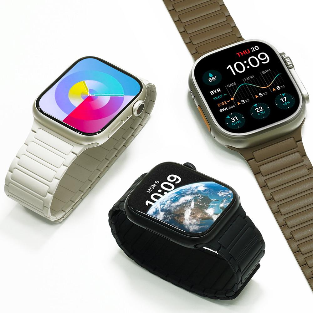 애플워치 마그네틱 스트랩 지샥 자석 밴드 울트라 9 8 7 SE2 SE