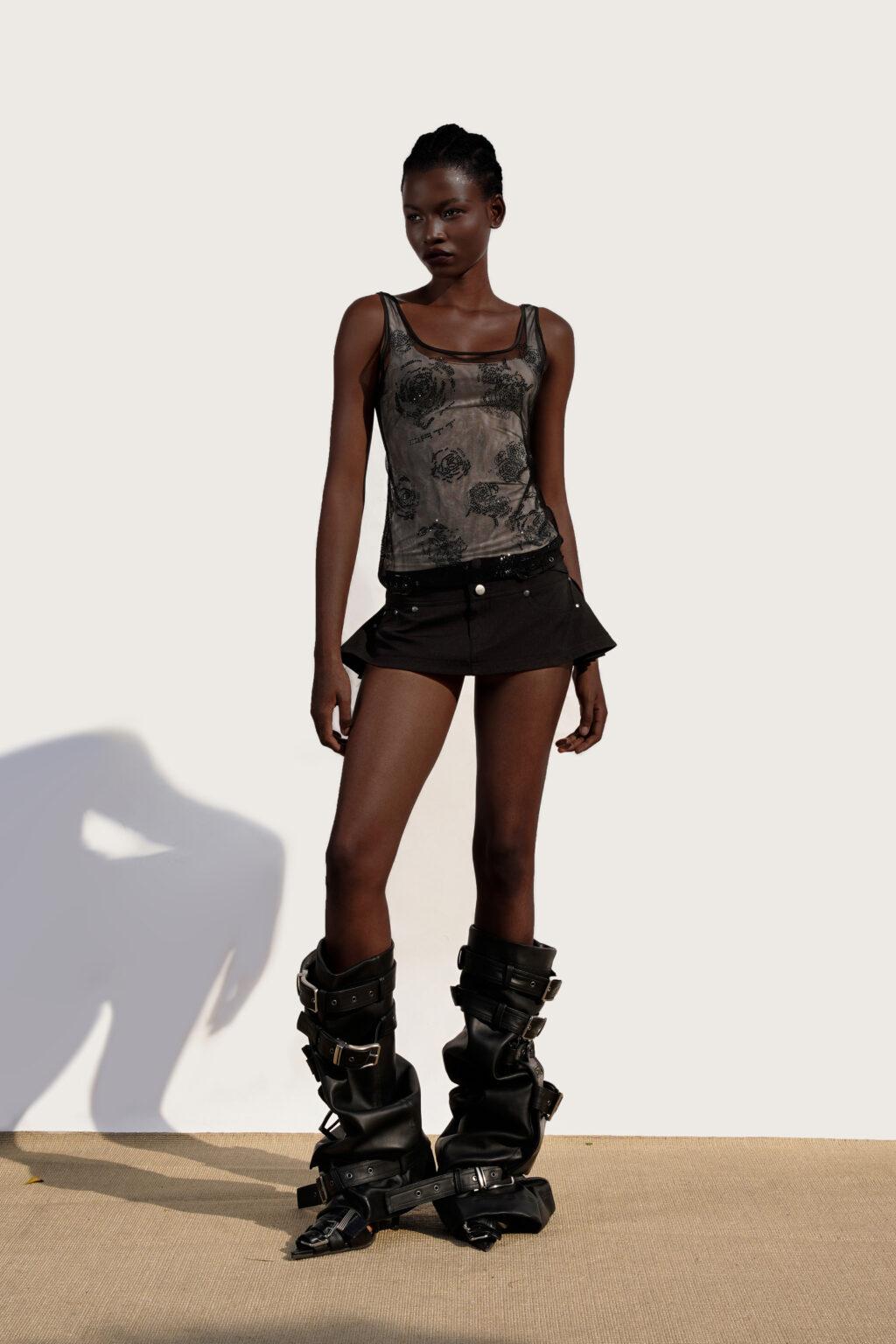 Rosa Crystal Tank Top