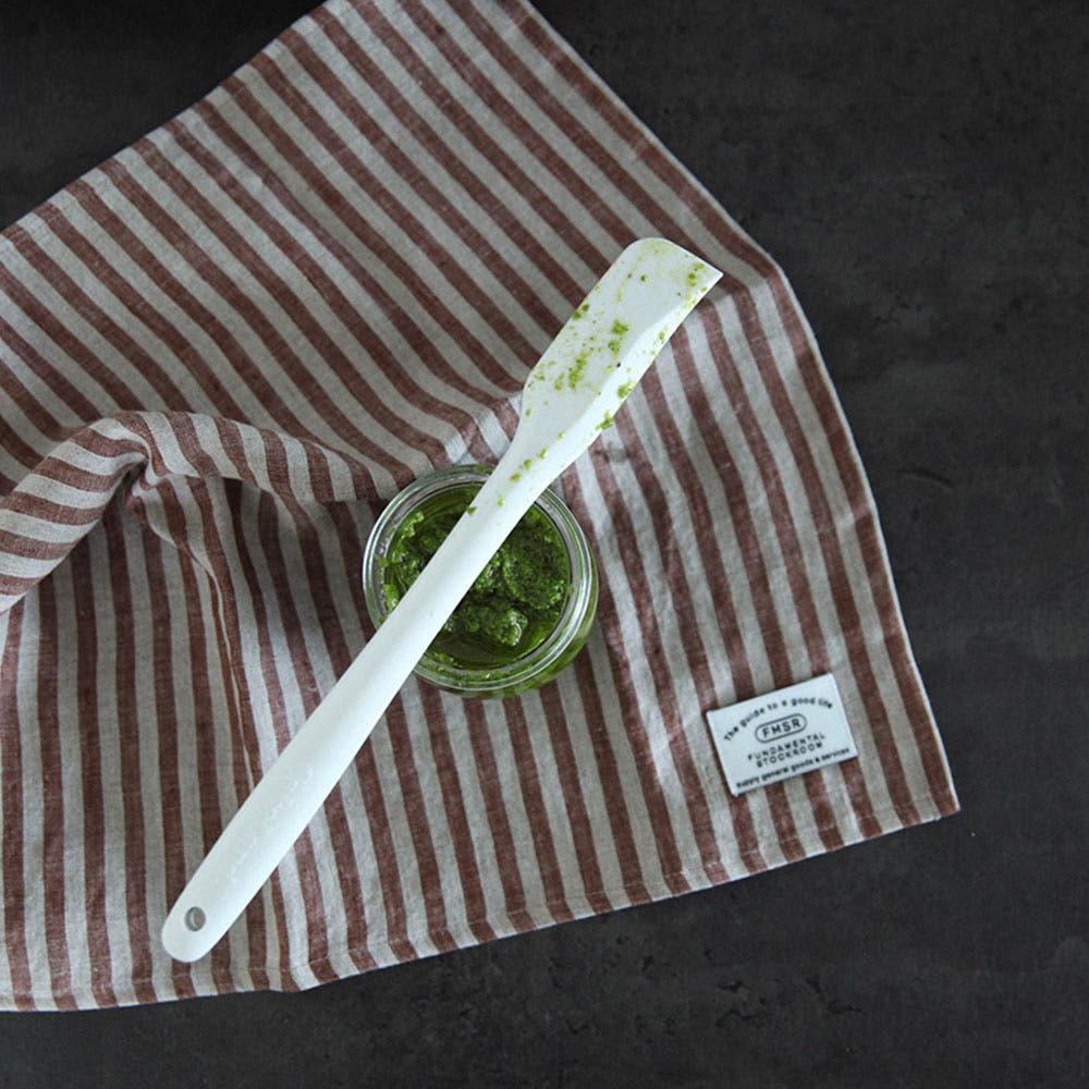 화이트 실리콘 고무헤라 타이거크라운 주걱