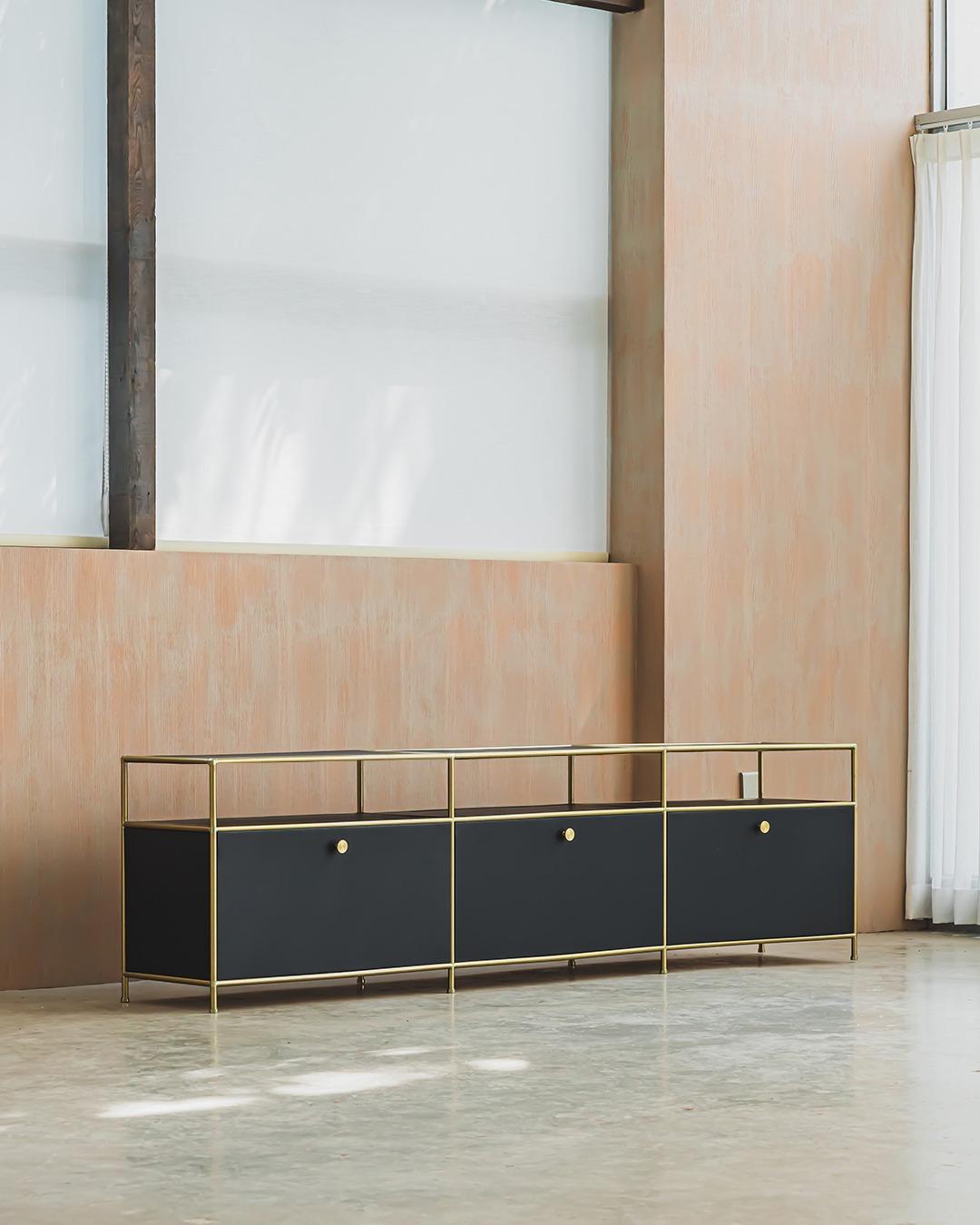 SPM 가죽 모듈가구 TV다이 거실장 SB015 거실선반 W2100 H600