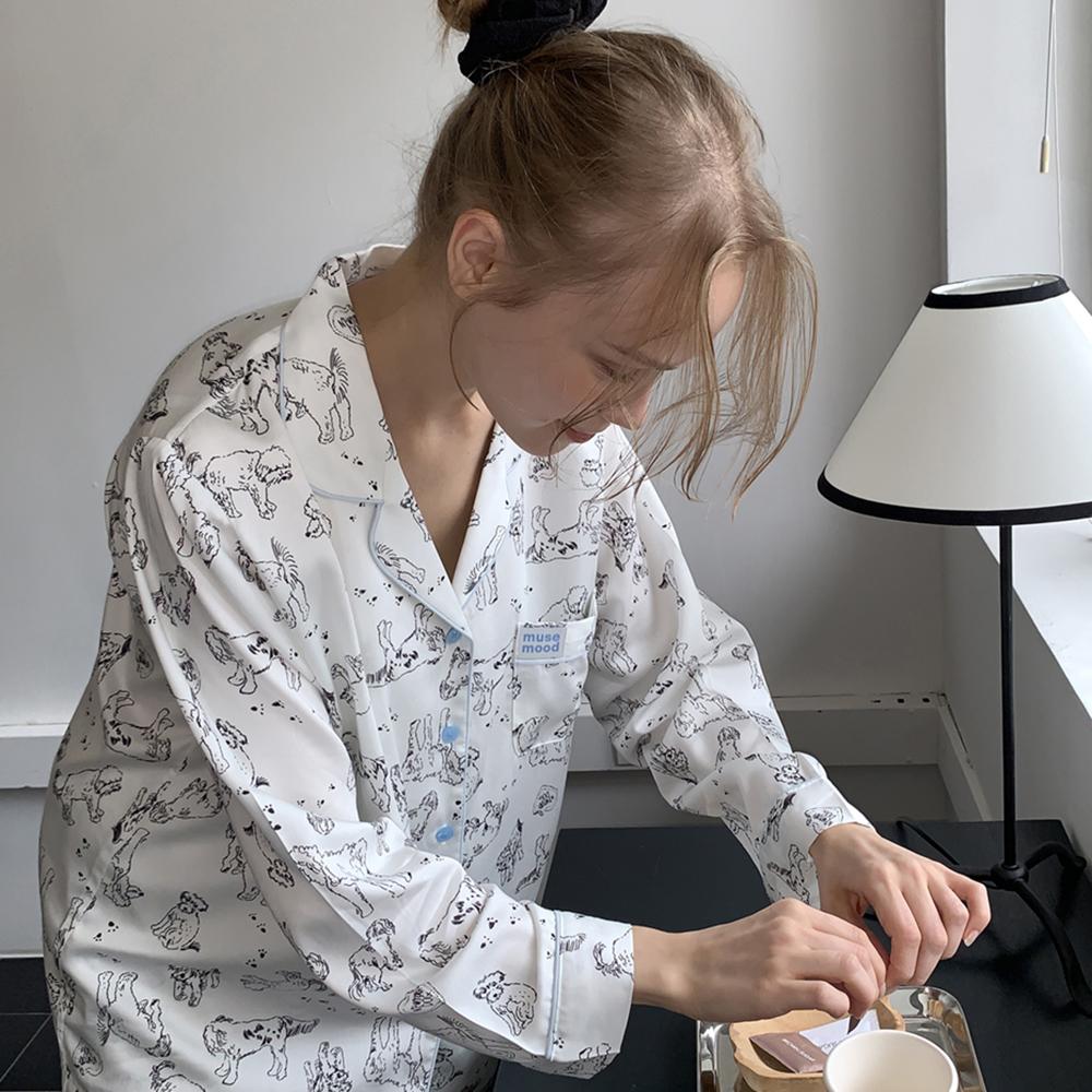 [면모달] New York Dog pajama 잠옷